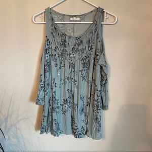 Maurices Light Blue Blouse Never Worn